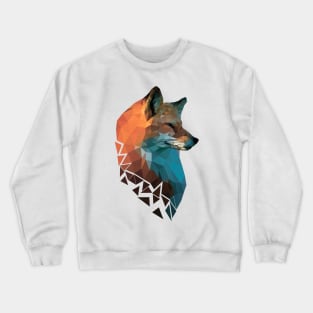 Polygonal red fox Crewneck Sweatshirt